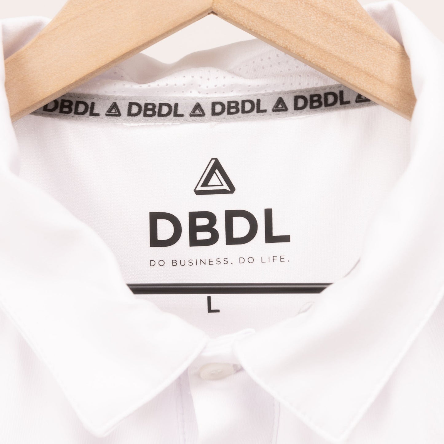 DBDL Crest 2.0 White Polo