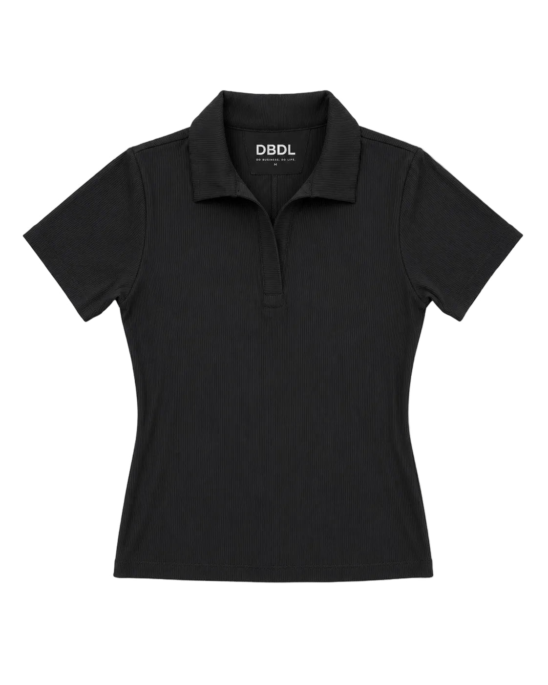 DBDL Womens TM Polo Black
