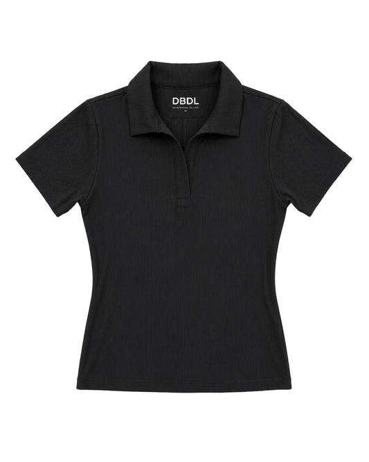 DBDL Womens TM Polo Black